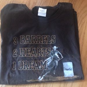 Brown SS “3 Barrels, 2 Hearts, 1 Dream Shi…